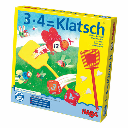 HABA 3 x 4 = Klatsch, Lernspiel, Konzentrationsspiel, Kinderspiel, Kinder Spiele, 4538