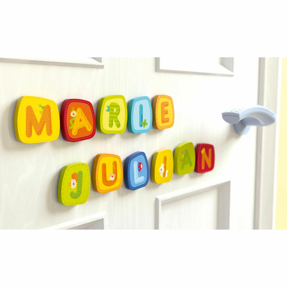 HABA Holzbuchstaben, Name Louis, Buchstaben, Türschild, Wand, Dekoration, Kinderzimmer, Kind, Baby