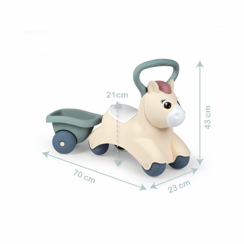 Little Smoby Rutscherfahrzeug Baby-Pony, Rutscher, Rutschauto, Babyrutscher, Spielzeug, 7600140502