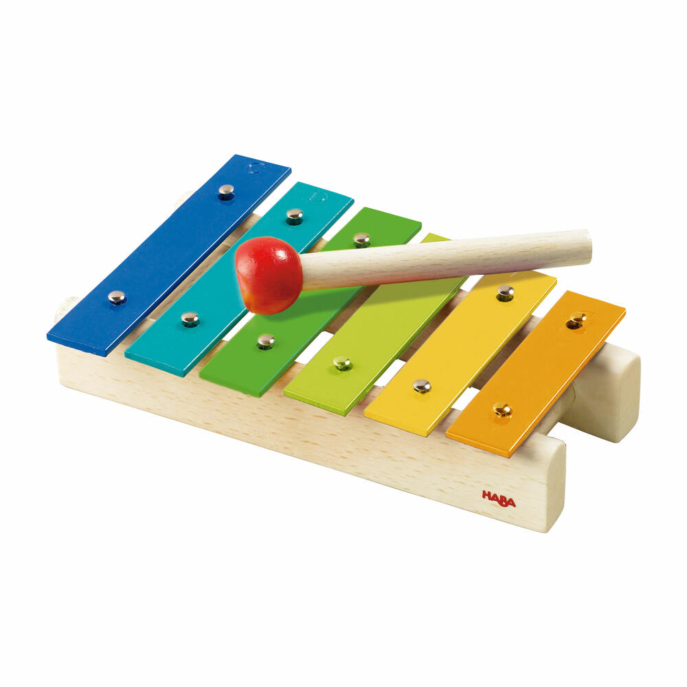 HABA Metallophon, Kinder Xylophon, Glockenspiel, Instrument, Spielzeug, 5990