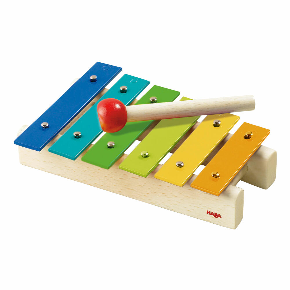 HABA Metallophon, Kinder Xylophon, Glockenspiel, Instrument, Spielzeug, 5990