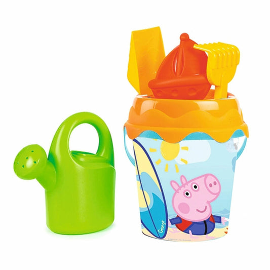 Smoby Peppa Eimergarnitur, Sandspielzeug, Eimer, Schaufel, Spielzeug, 7600040237