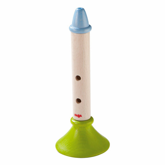 HABA Trötenflöte, Tröte, Flöte, Holzflöte, Kinder Instrument, Spielzeug, 7730