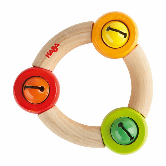 HABA Greifling Ringela, Babyspiele, Baby Spiele, Rasselring, Rassel Ring, Spielzeug, 3853