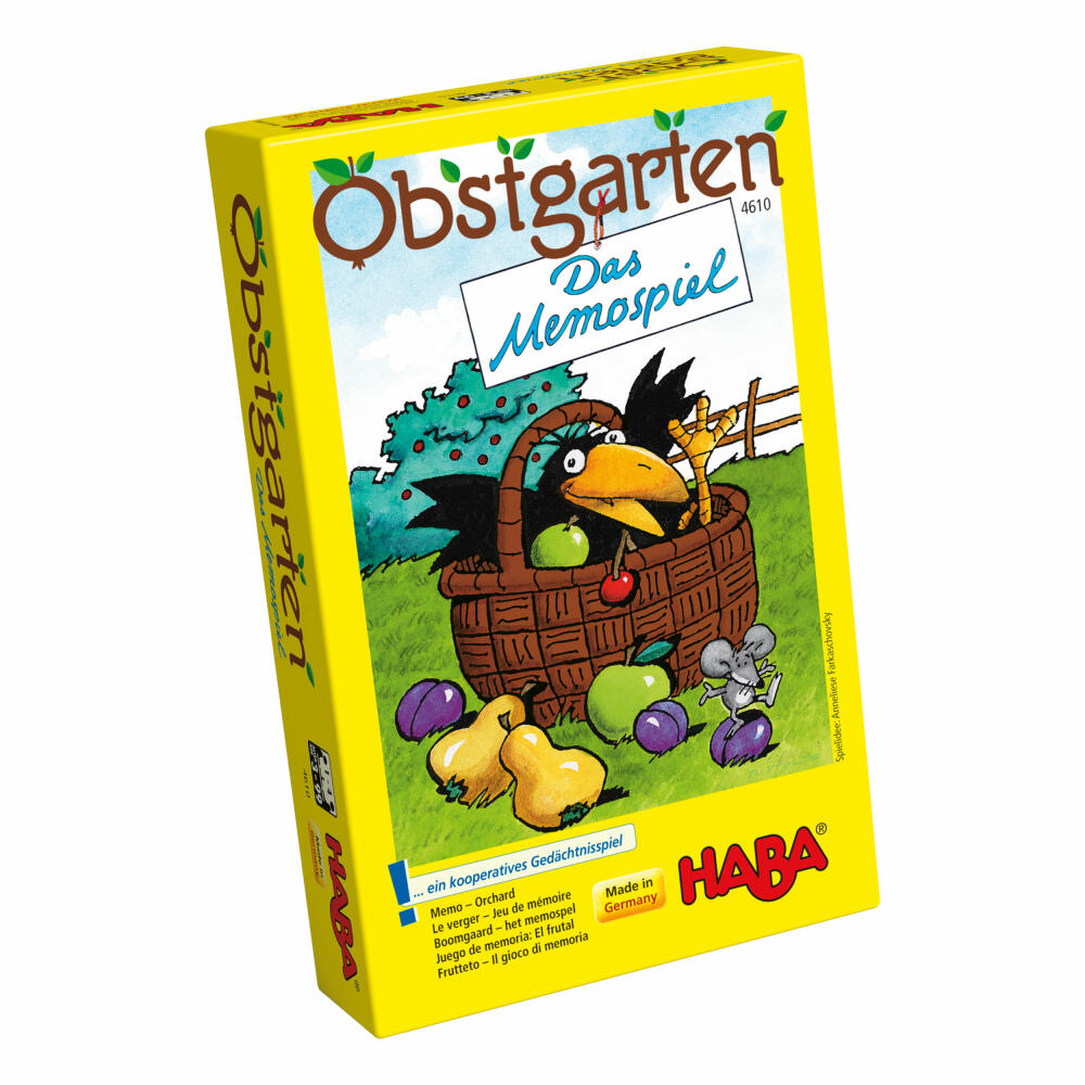 HABA Obstgarten Das Memospiel, Kinderspiel, Kooperatives Spiel, Spiele, 4610