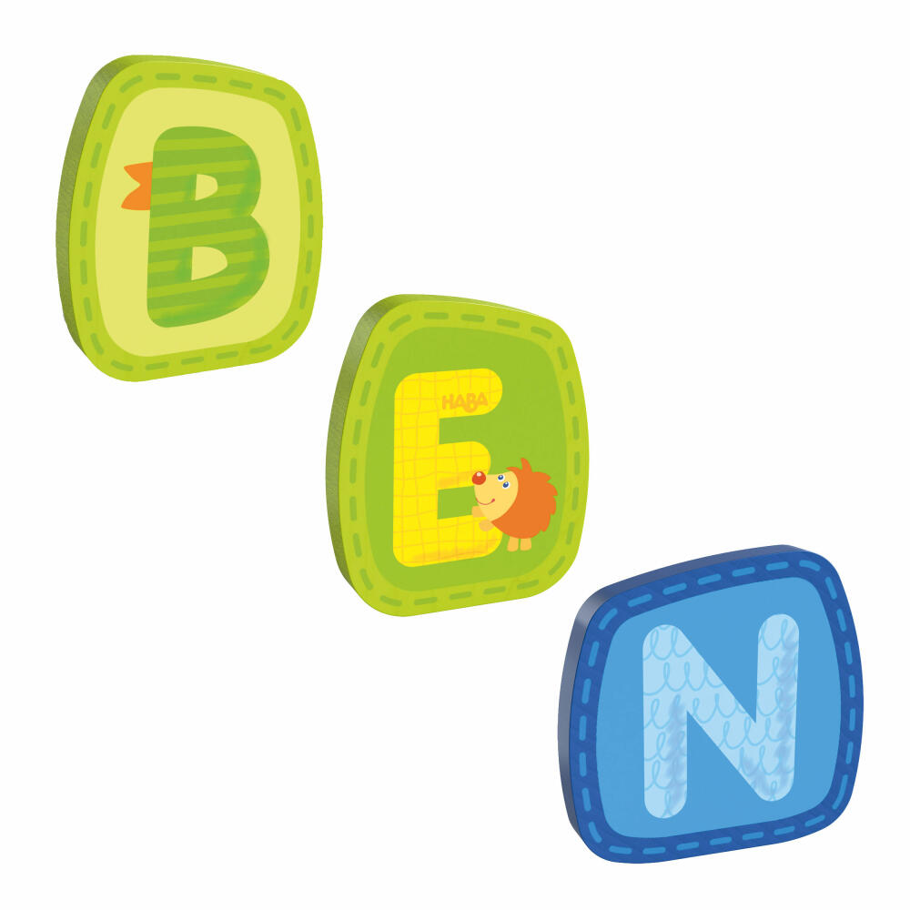 HABA Holzbuchstaben, Name Ben, Buchstaben, Türschild, Wand, Dekoration, Kinderzimmer, Kind, Baby