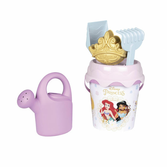 Smoby Disney Princess Sandeimergarnitur mit Gießkanne, Sandspielzeug, Eimer, Schaufel, Spielzeug, 7600862171