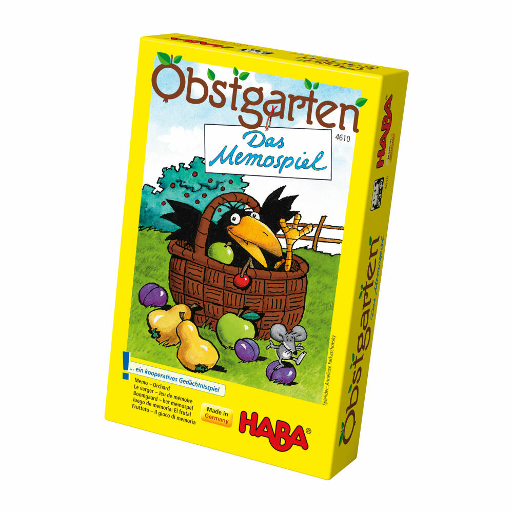 HABA Obstgarten Das Memospiel, Kinderspiel, Kooperatives Spiel, Spiele, 4610