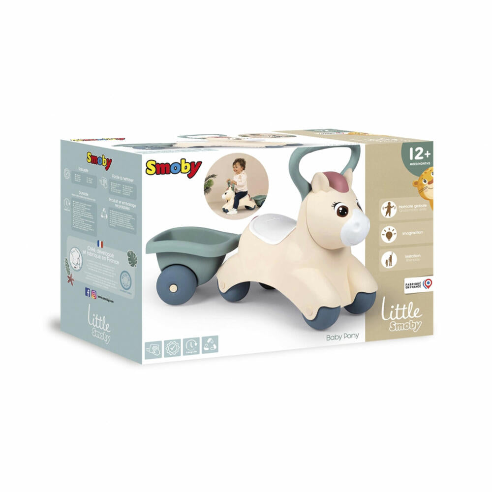 Little Smoby Rutscherfahrzeug Baby-Pony, Rutscher, Rutschauto, Babyrutscher, Spielzeug, 7600140502