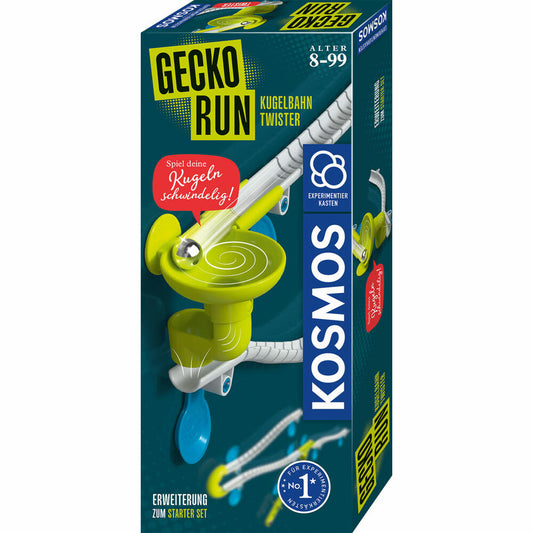 KOSMOS Gecko Run - Twister-Erweiterung, Ergänzung, Kugelbahn, Zubehör, ab 8 Jahren, 620967