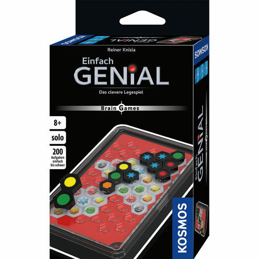 KOSMOS Einfach Genial Brain Games, Logikspiel, Denkspiel, Knobelspiel, ab 8 Jahren, 684341