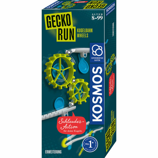 KOSMOS Gecko Run Wheels-Erweiterung, Ergänzung, Kugelbahn, Zubehör, ab 8 Jahren, 621315