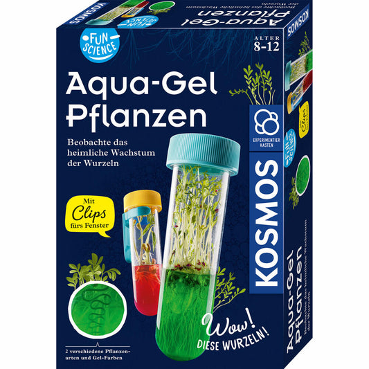 KOSMOS Fun Science Aqua-Gel Pflanzen, Experimentierkasten, Weltraum-Forschung, Kinder, ab 8 Jahren, 658168