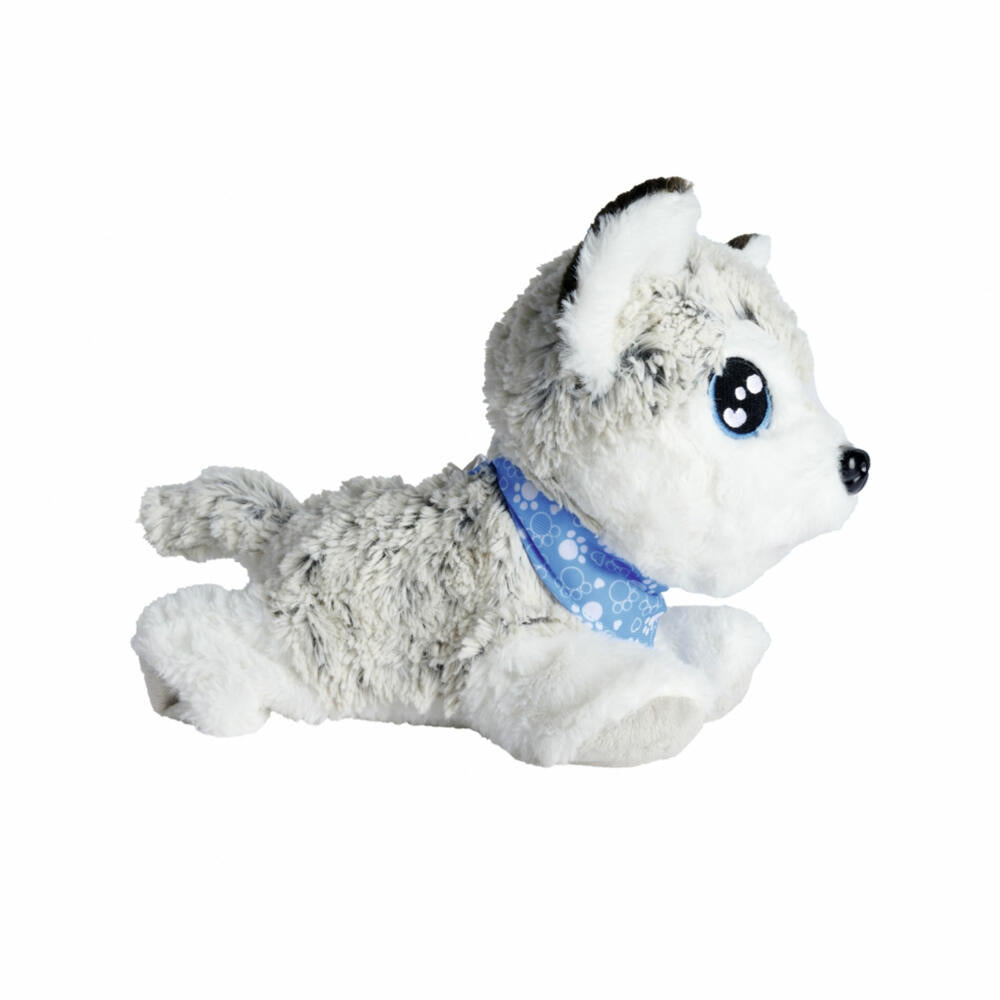 Simba ChiChi Love Happy Husky, elektronisches Kuscheltier, Plüschhund, Hund mit Funktion, Spielzeug, 105890050