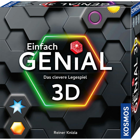 KOSMOS Einfach Genial 3D, Strategiespiel, Familienspiel, Legespiel, ab 8 Jahren, 684006