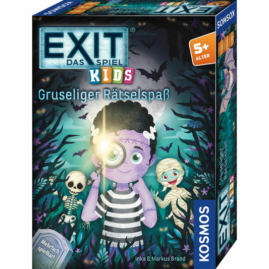 KOSMOS EXIT Kids Das Spiel - Gruseliger Rätselspaß, Rätselspiel, Escape-Room-Spiel, Kinder, ab 5 Jahren, 684280