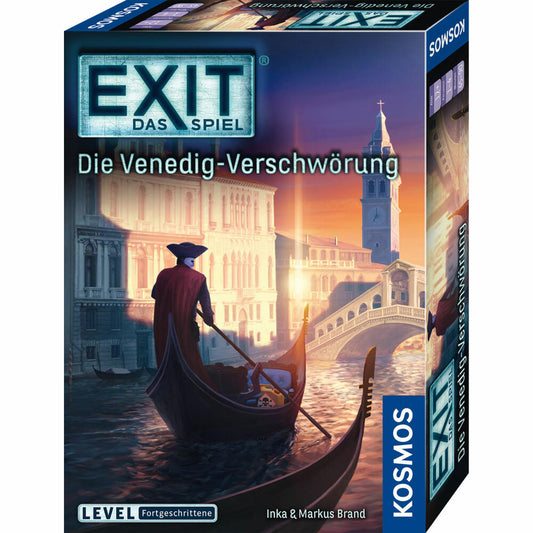 KOSMOS EXIT das Spiel - Die Venedig-Verschwörung, Escape-Spiel, Spiel, Level Fortgeschrittene, ab 12 Jahren, 684396