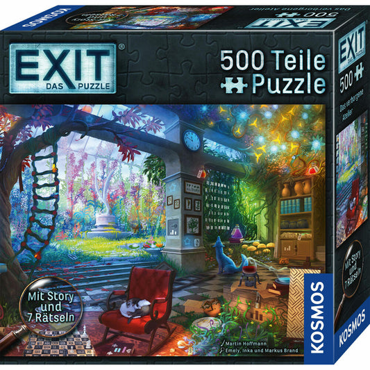 KOSMOS EXIT - Das Puzzle: Das verborgene Atelier, Rätselpuzzle, Storypuzzle, 500 Teile, ab 10 Jahren, 683979