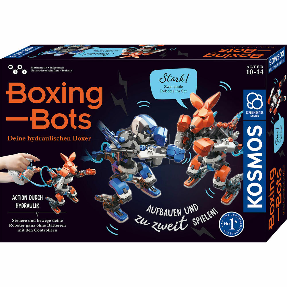 KOSMOS Bionic Boxing Bots - Das Roboter-Duell, Experimentierkasten, Bausatz, ab 10 Jahren, 621162