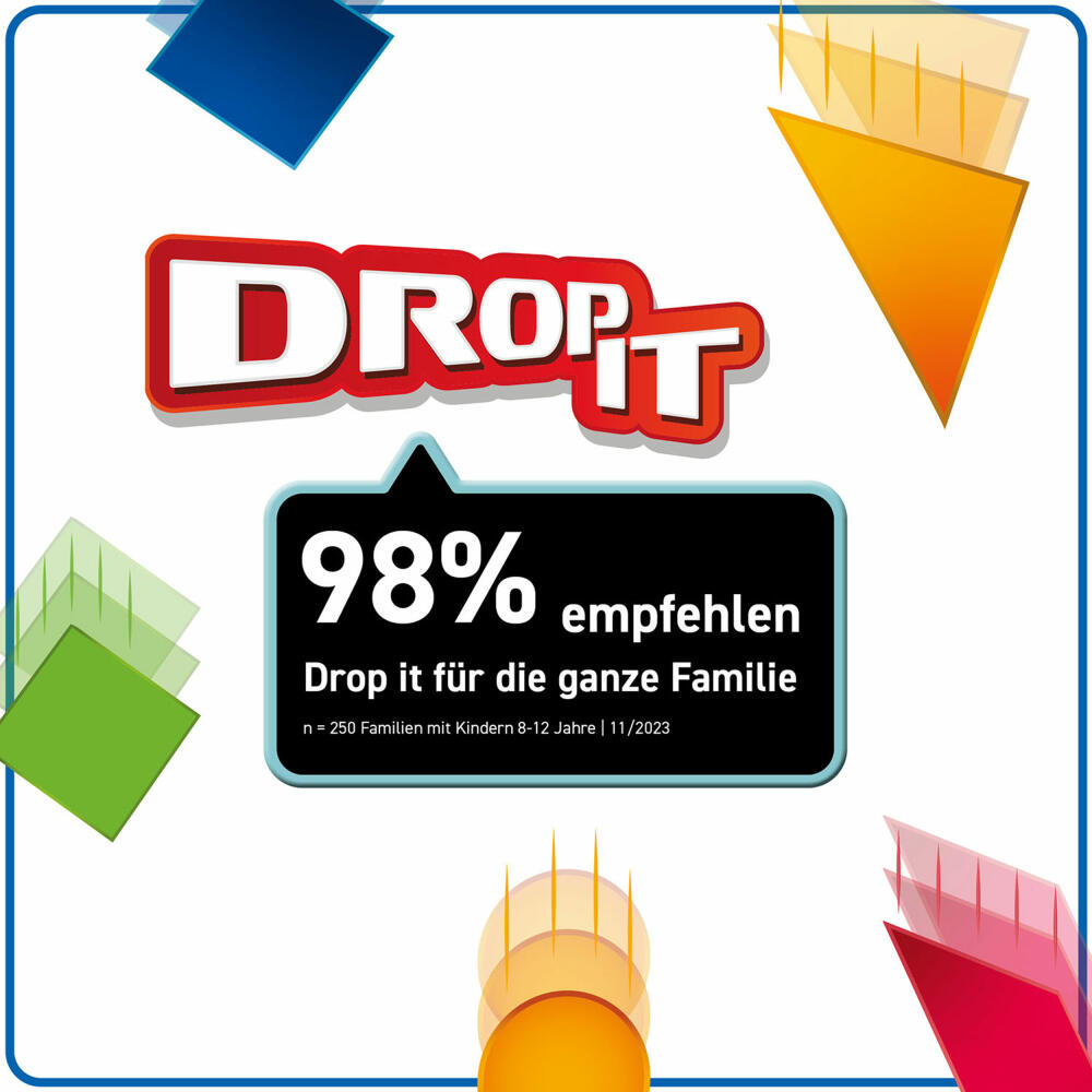 KOSMOS Drop it, Familienspiel, Gesellschaftsspiel, Geschicklichkeitsspiel, ab 8 Jahren, 682071