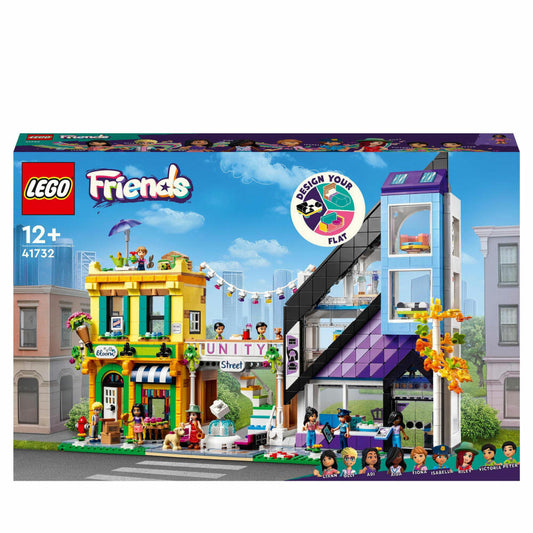 LEGO Friends Stadtzentrum, 2010-tlg., Bauset, Konstruktionsset, Bausteine, Spielzeug, ab 12 Jahre, 41732