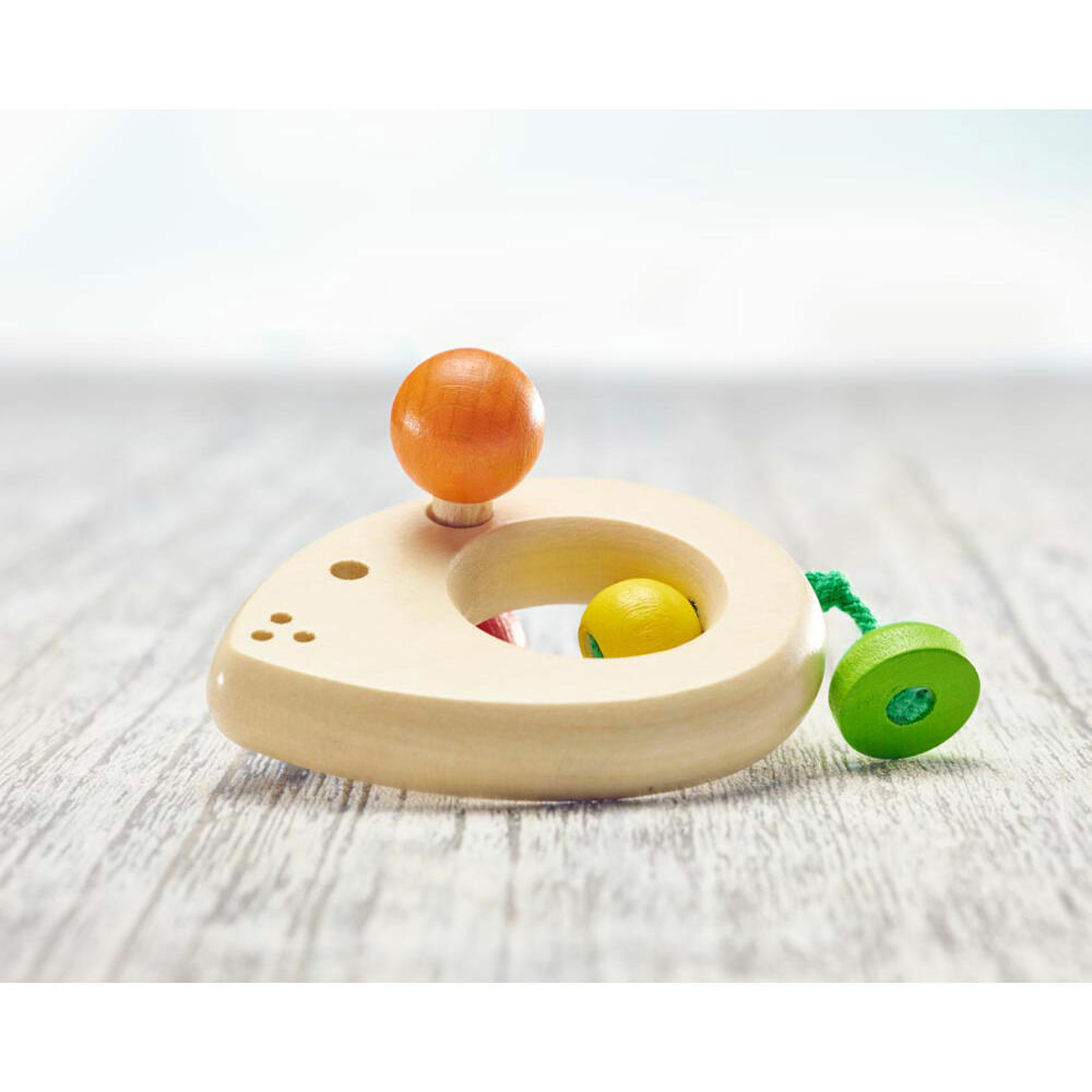 Selecta Spielzeug Topino Maus-Greifling, Greifling, Babyspiel, Babyspielzeug, Holz, 8 cm, 61030