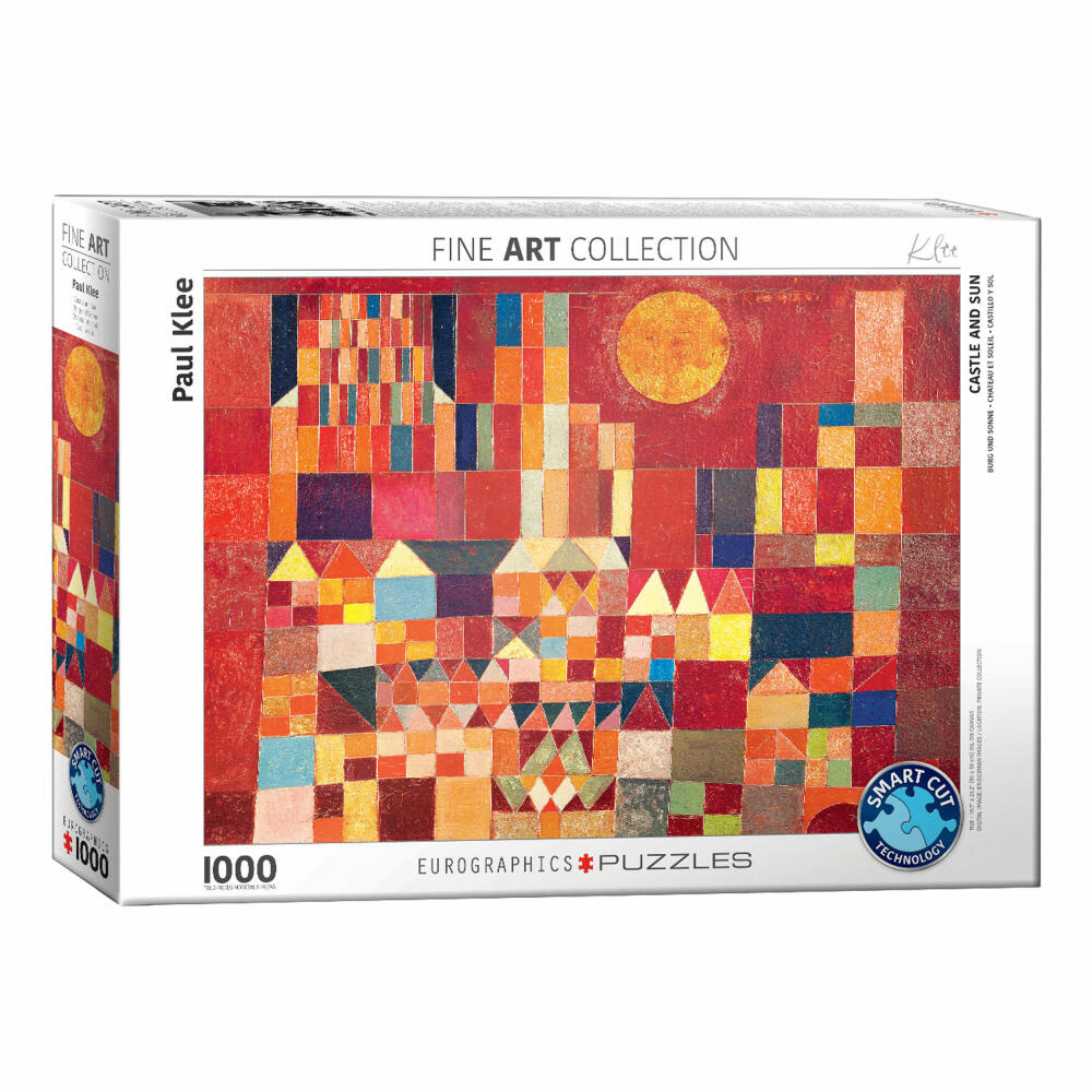 Eurographics Puzzle Burg und Sonne von Paul Klee, 1000 Teile, 68 x 48 cm, 6000-0836