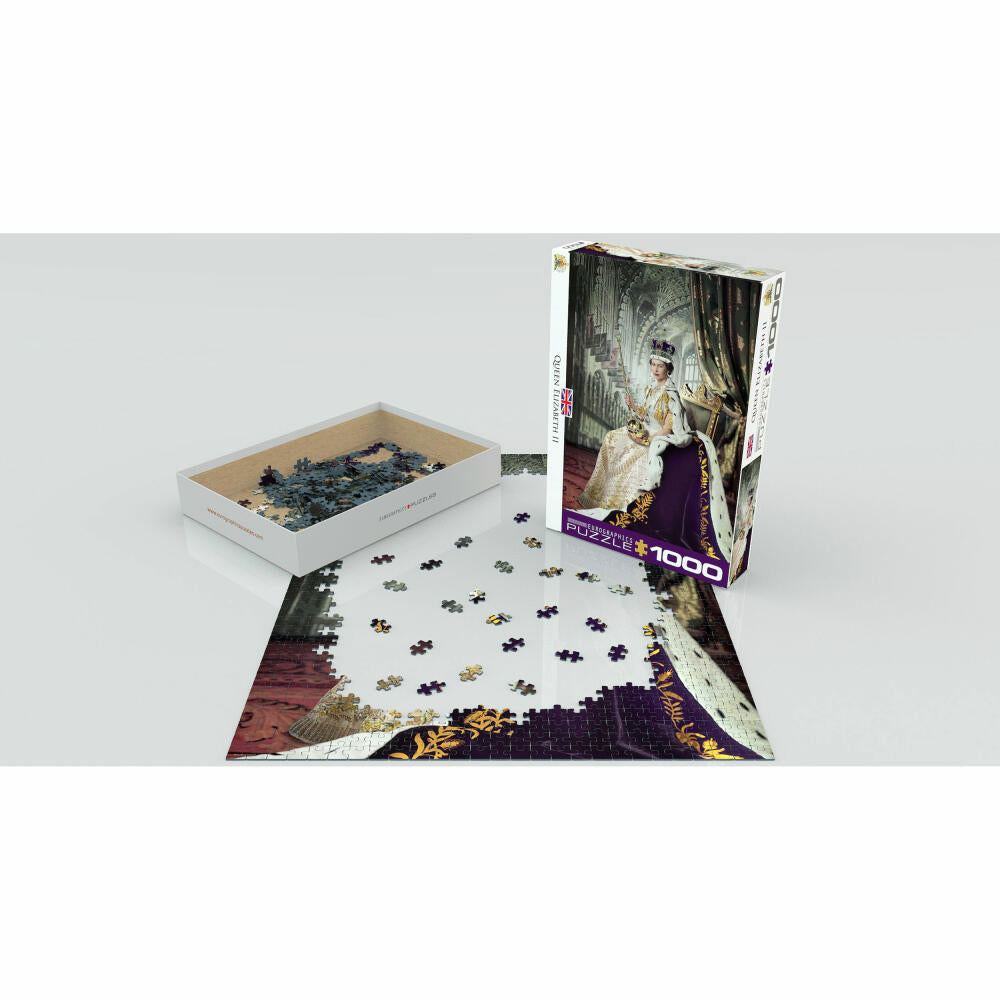 Eurographics Puzzle Königin Elizabeth II, 1000 Teile, 68 x 48 cm, 6000-0919