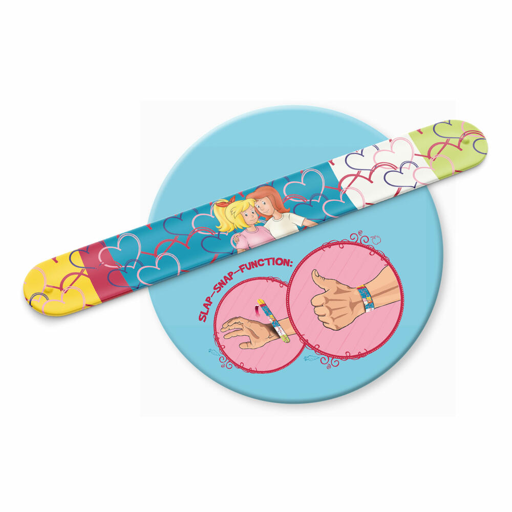 Schmidt Spiele Kinderpuzzle Bibi & Tina Pferdeglück, mit Slap Snap Band, Kinder Puzzle, Legespiel, 100 Teile, 56320