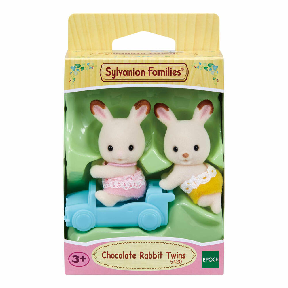 Sylvanian Families Schokoladenhasen Zwillinge, Geschwister, Kind, Hasen, Figuren, Spielfiguren, L5420