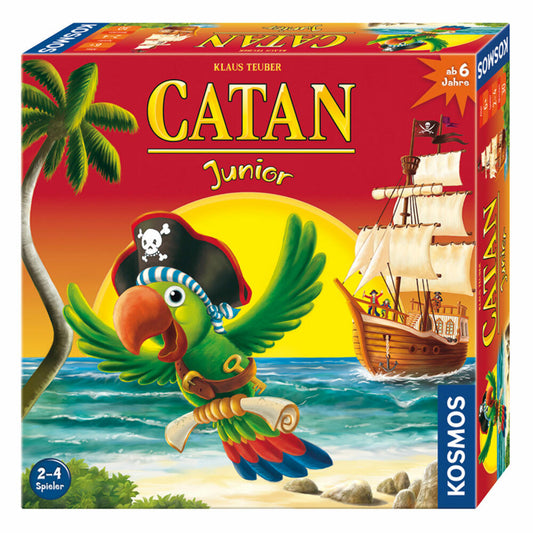 KOSMOS Catan - Junior, Strategiespiel, Strategie und Abenteuer, Spiel für Kinder, ab 6 Jahren, 697495