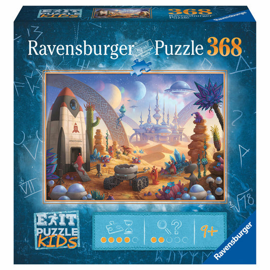 Ravensburger Exit Puzzle Die Weltraummission, Kinderpuzzle, Kinder Puzzles, Rätselspiel, 368 Teile, 13266