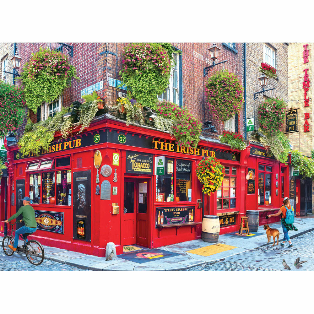 Eurographics Puzzle Irish Pub, Irischer Pub, 1000 Teile, 68 x 48 cm, 6000-5709