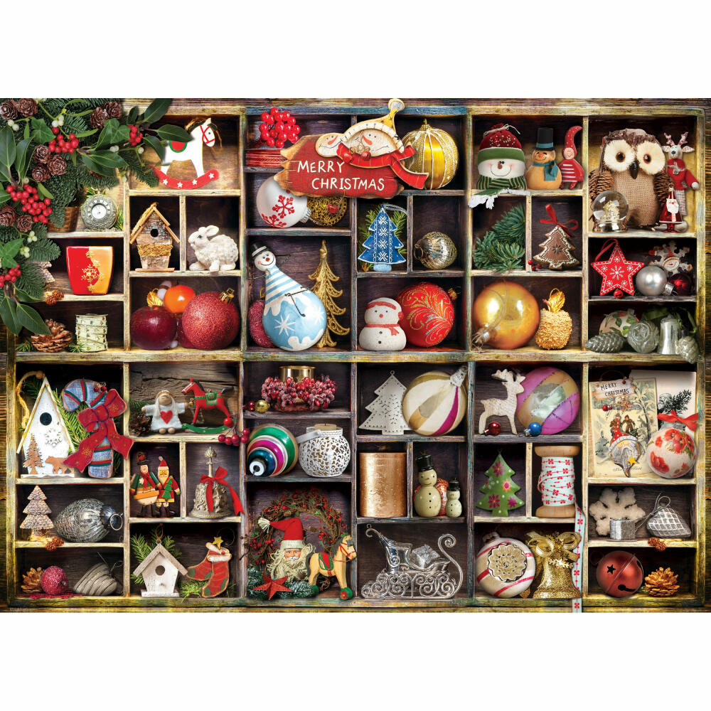 Eurographics Puzzle Christbaumschmuck, Weihnachten, 1000 Teile, 68 x 48 cm, 6000-0759