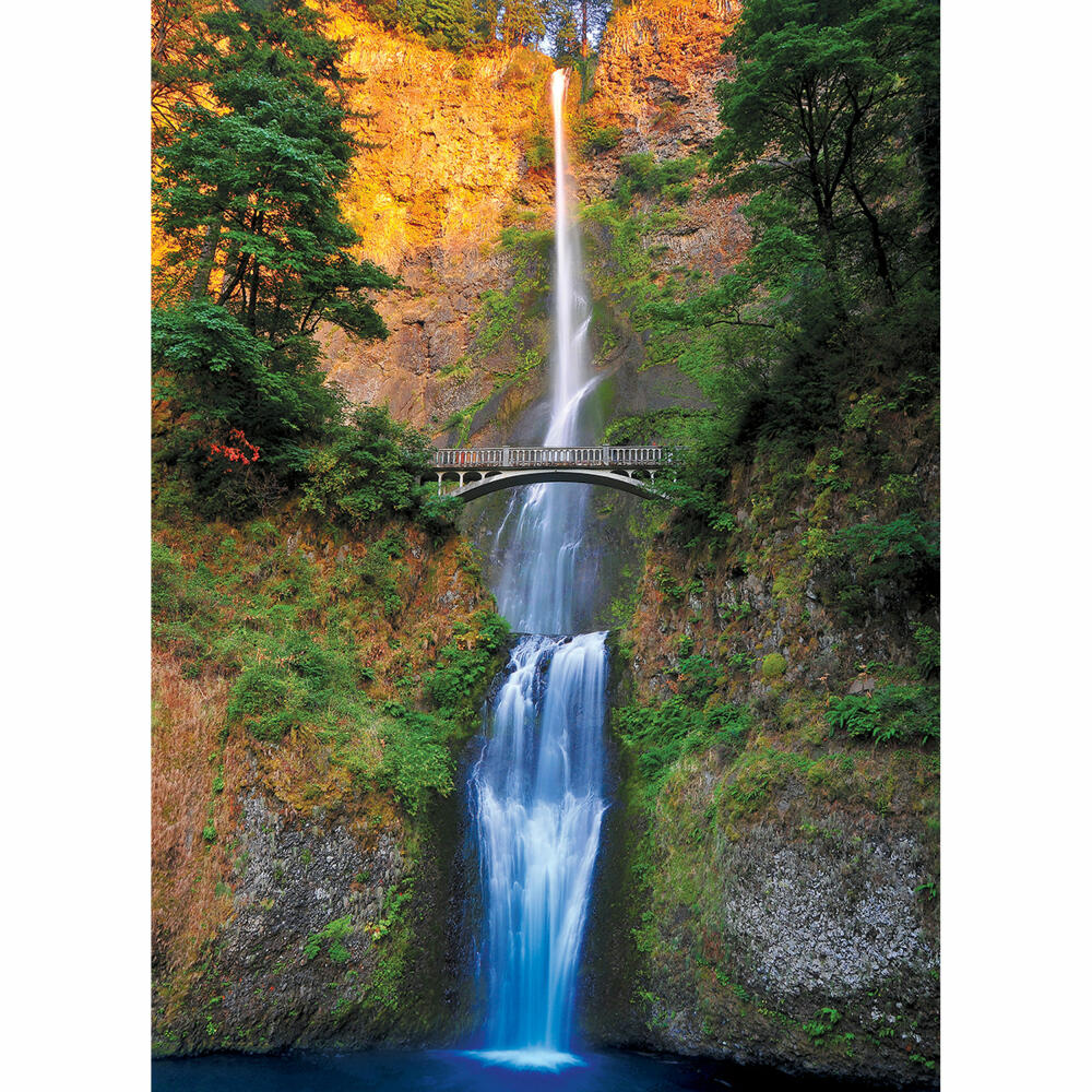 Eurographics Puzzle Multnomah Wasserfälle in Oregon, 1000 Teile, 68 x 48 cm, 6000-0546