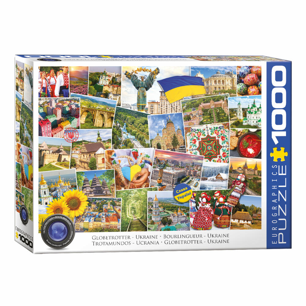 Eurographics Puzzle Globetrotter - Ukraine, 1000 Teile, 68 x 48 cm, 6000-5753