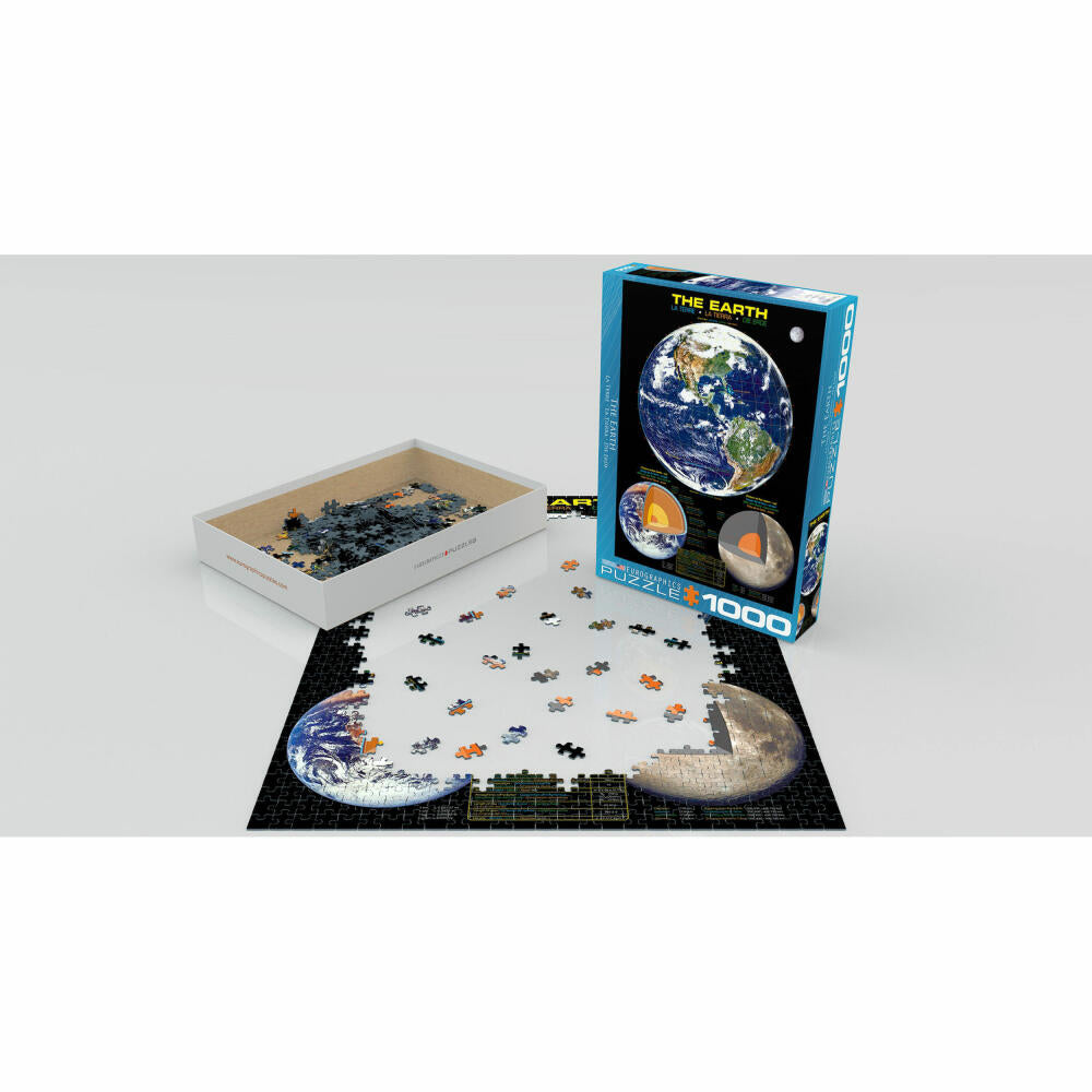 Eurographics Puzzle Die Erde, Planet, 1000 Teile, 68 x 48 cm, 6000-1003