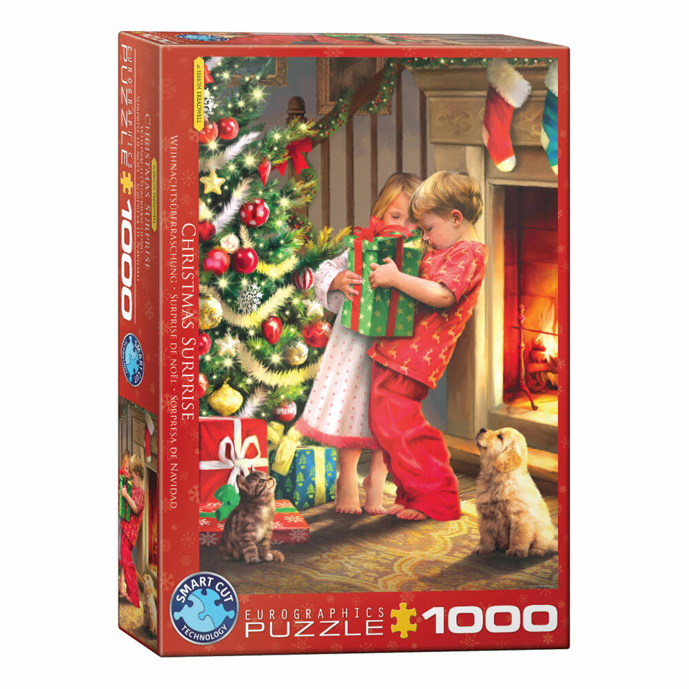 Eurographics Puzzle Weihnachtsüberraschung von Simon Tread, 1000 Teile, 68 x 48 cm, 6000-5640