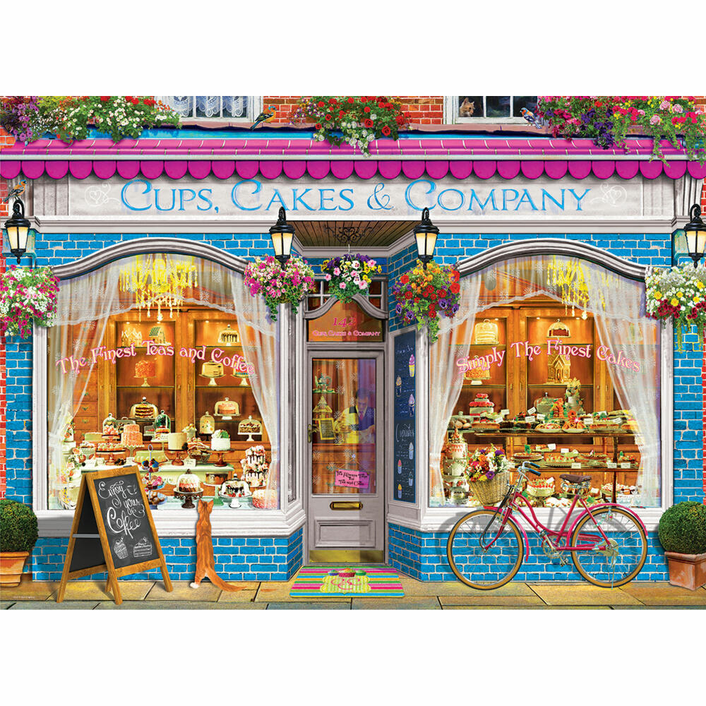 Eurographics Puzzle Tassen, Kuchen & Co., 1000 Teile, 68 x 48 cm, 6000-5520