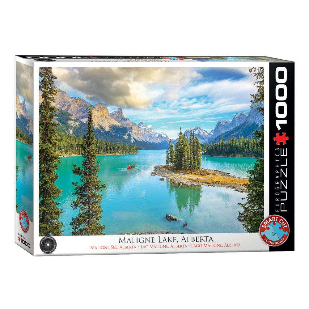 Eurographics Puzzle Malign Lake, Alberta, 1000 Teile, 68 x 48 cm, 6000-5430