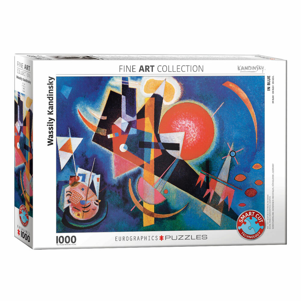 Eurographics Puzzle Im Blau von Wassily Kandinsky, 1000 Teile, 68 x 48 cm, 6000-1897