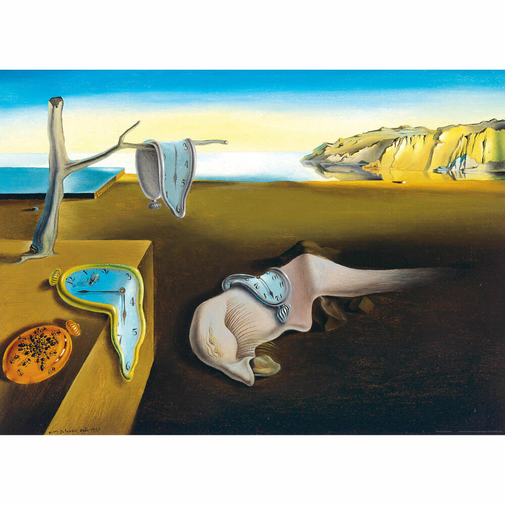 Eurographics Puzzle Die Beständigkeit der Erinnerung von Salvador Dali, 1000 Teile, 68 x 48 cm, 6000-0845