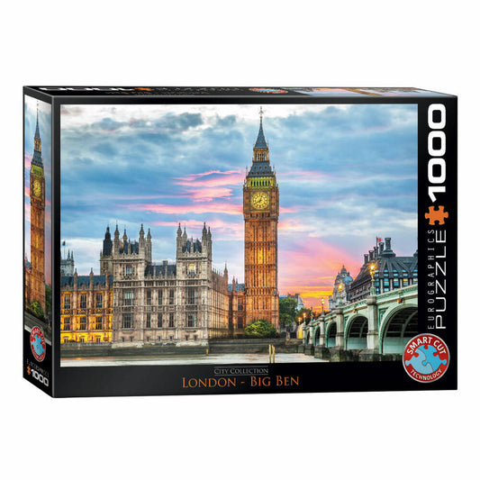 Eurographics Puzzle London Big Ben, England, 1000 Teile, 68 x 48 cm, 6000-0764