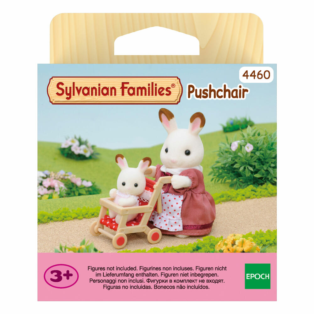 Sylvanian Families Kinderwagen, Babywagen, Wagen, Buggy, Spazierwagen, Möbel, Zubehör, 4460