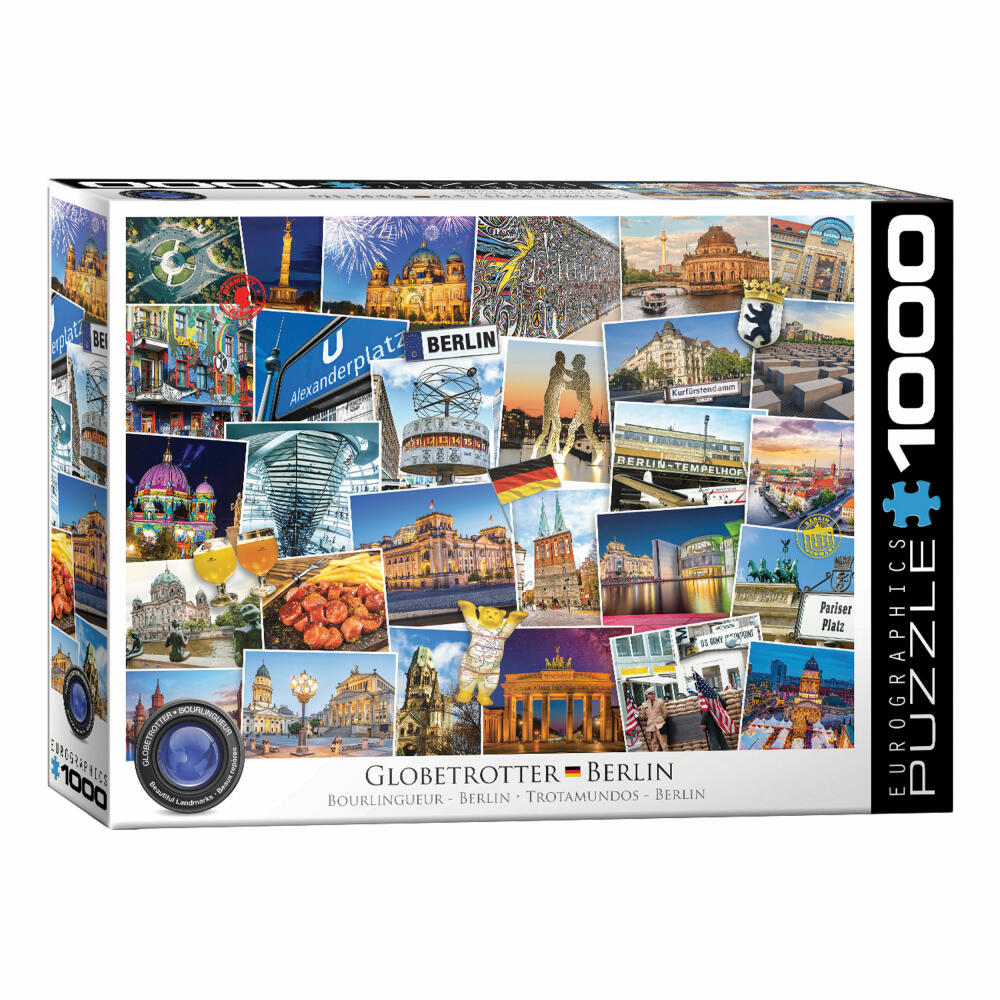 Eurographics Puzzle Globetrotter Berlin, 1000 Teile, 68 x 48 cm, 6000-5704