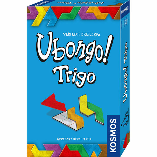 KOSMOS Ubongo Trigo, Mitbringspiel, Legespiel, Knobelspiel, Familienspiel, ab 7 Jahren, 712693