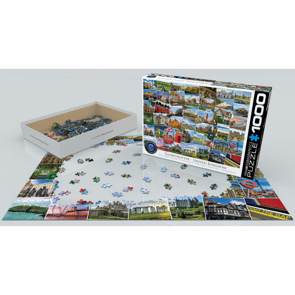 Eurographics Puzzle Globetrotter Großbritannien, 1000 Teile, 68 x 48 cm, 6000-5464