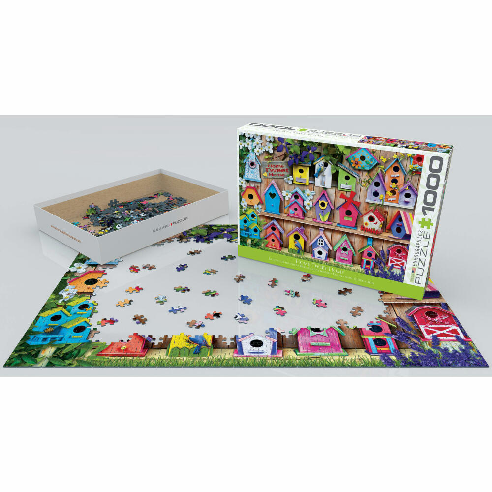 Eurographics Puzzle Trautes Heim, Glück allein, 1000 Teile, 68 x 48 cm, 6000-5328