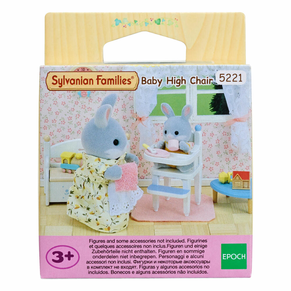 Sylvanian Families Babyhochstuhl, Babystuhl, Stuhl, Baby, Hochstuhl, Möbel, Zubehör, 5221