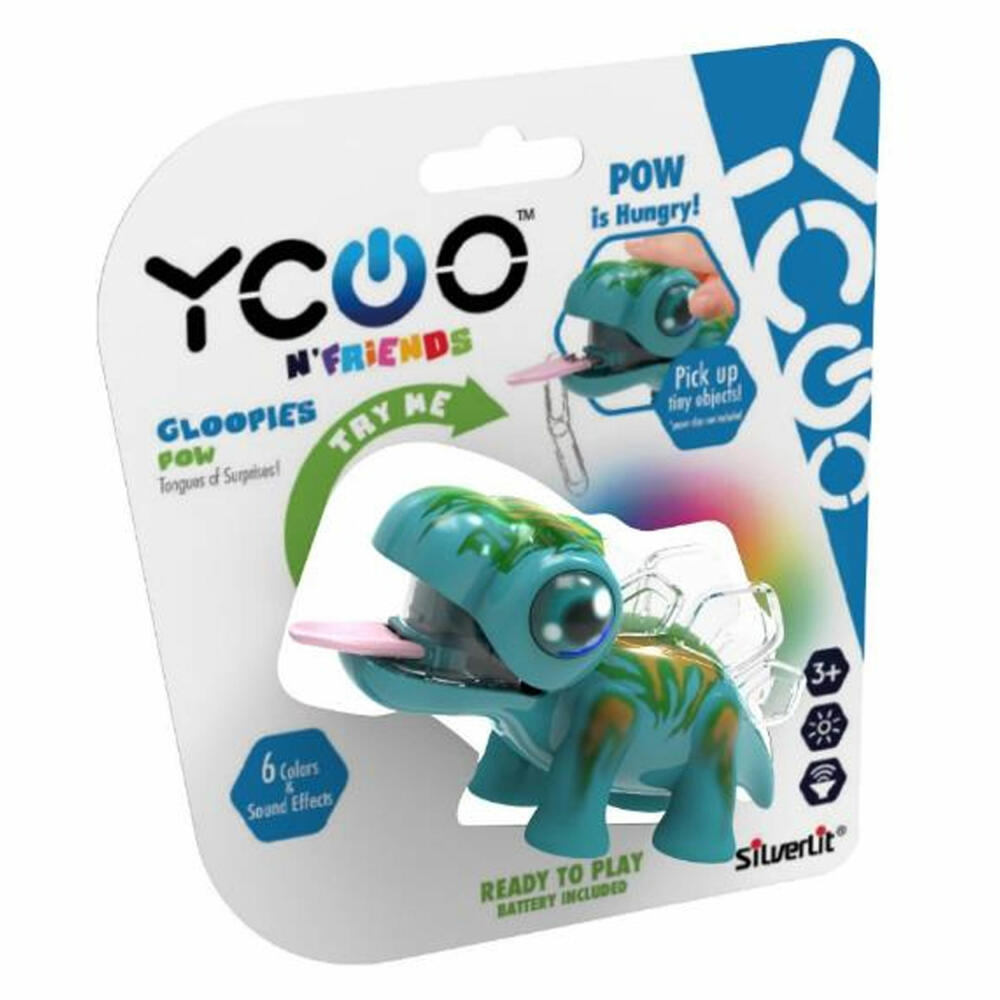 YCOO Spielfigur Gloopies Dino, mit Magnetzunge, zum Sammeln, Licht & Sound, Spielzeug, 88581